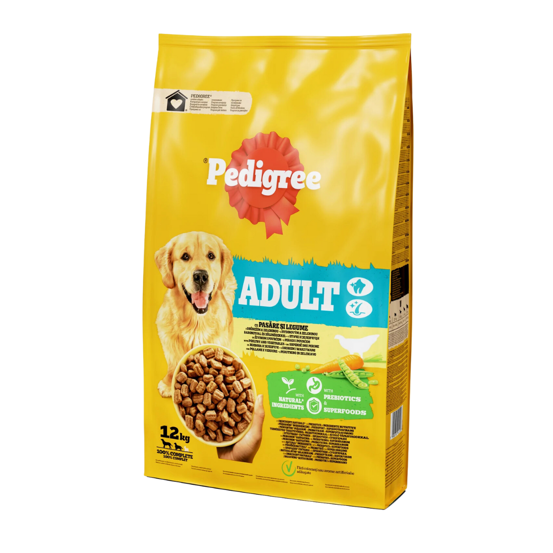 Pedigree Adult piletina i pirinač 12kg