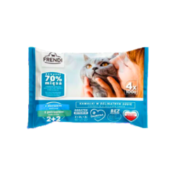 FRENDI Kesice za Mačke 4x100g – Bakalar & Pastrmka