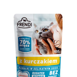 FRENDI Kesica za Mačke 100g – Komadići u Sosu sa Piletinom