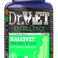 DR. VET KALCIVET – Vitaminski i mineralni dodatak za zdrav razvoj kostiju i zglobova pasa i mačaka 100 tab