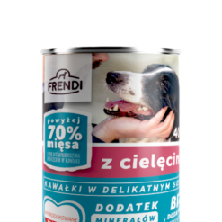 FRENDI Konzerva za Pse 400g Teletina – Kompletan i Hranljiv Obrok za Vašeg Ljubimca
