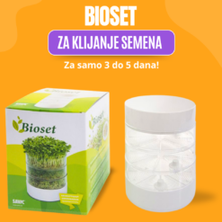 BioSet Posuda za Klijanje – Uzgojite sveže klice brzo i lako!