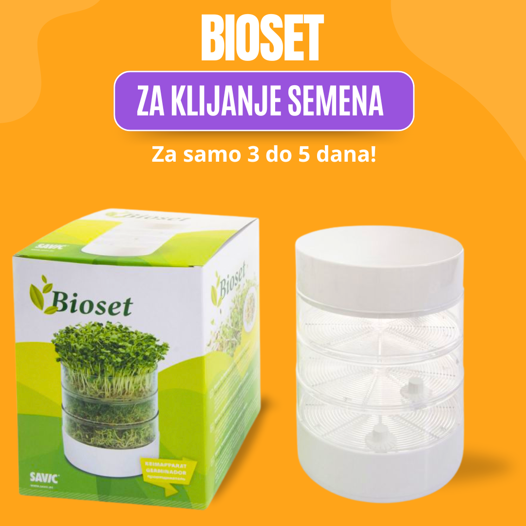 BioSet Posuda za Klijanje – Uzgojite sveže klice brzo i lako!