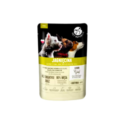PET REPUBLIC Kesica za Odrasle Pse Malih Rasa 100g – Sitno Iseckana Jagnjetina u Nežnom Sosu 24 kom