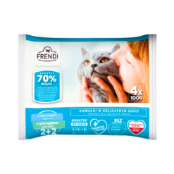 FRENDI Kesice za Mačke 4x100g Bakalar & Pastrmka - 12komada
