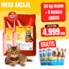 Sun Line Luna 2x 12kg + GRATIS 5x Frendi preliv za mačke 100g