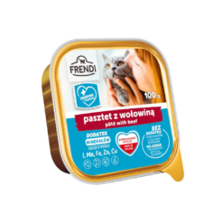 FRENDI Pašteta za Odrasle Mačke sa Govedinom 10 x 100g
